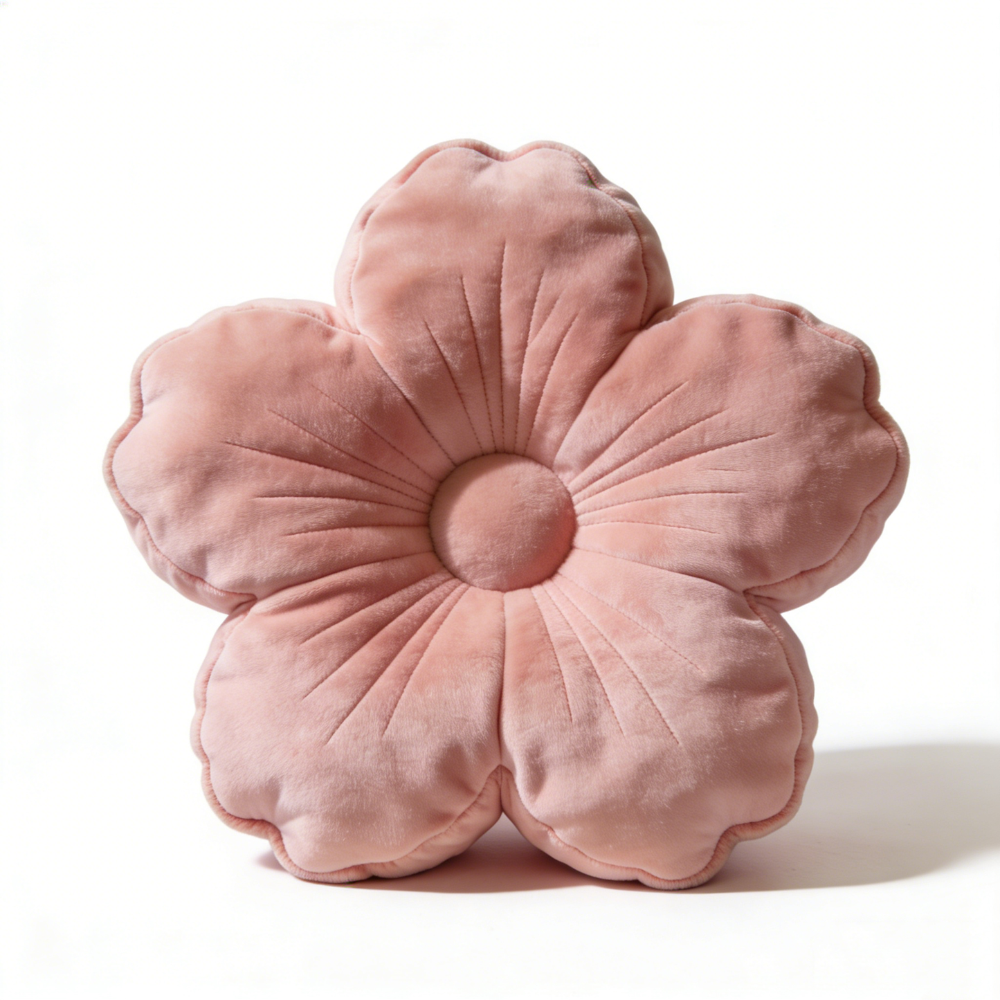 Pink Flower Shaped Pillow