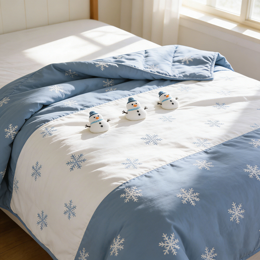 Snowman & Snowflake Comforter