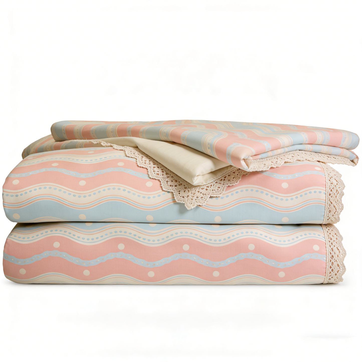 Pastel Wave Lace Sheet Set